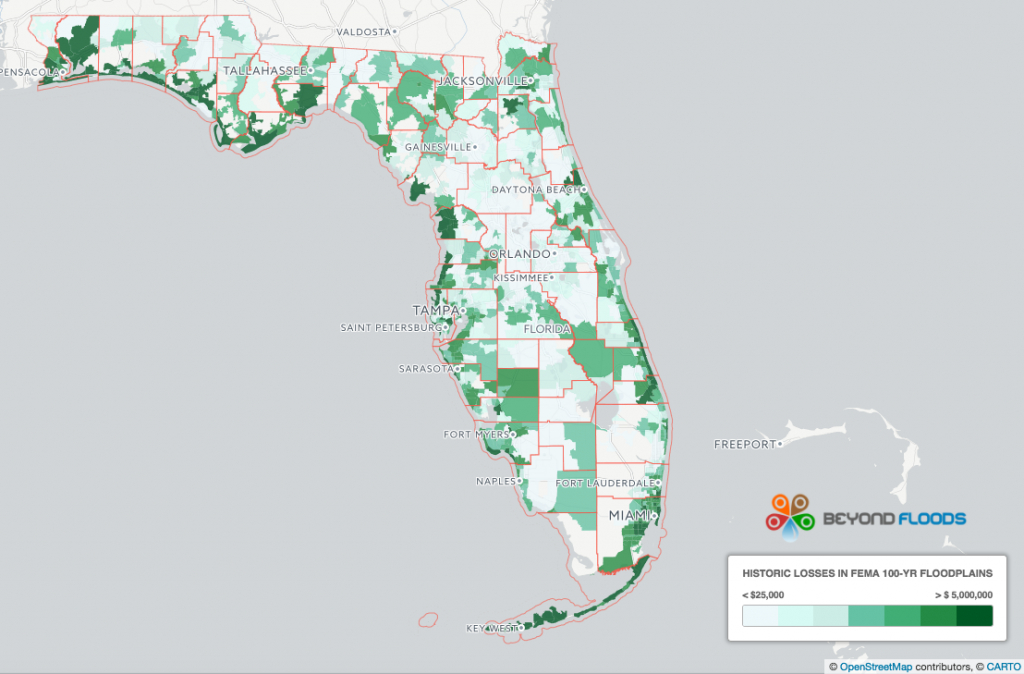 1.6 Million Florida Homes At High Risk Of Flooding From Irma Uninsured - Florida Flood Map