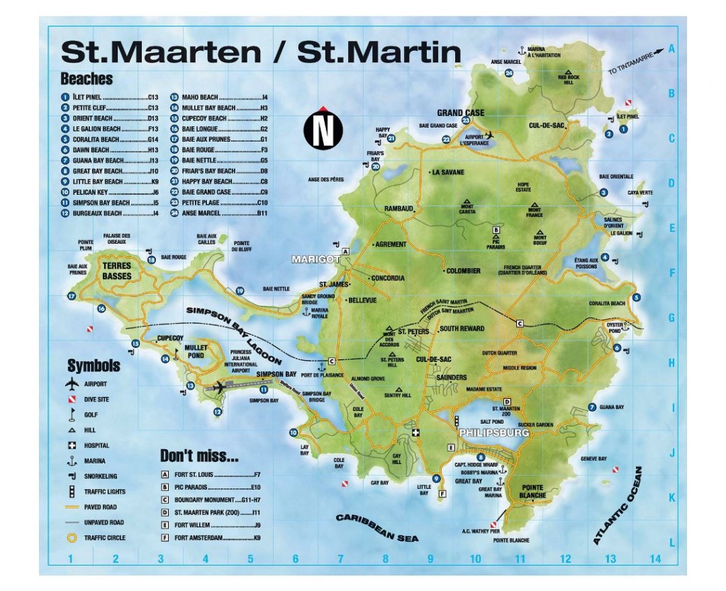 100+ St Martin On World Map – Yasminroohi - Printable Road Map Of St Maarten