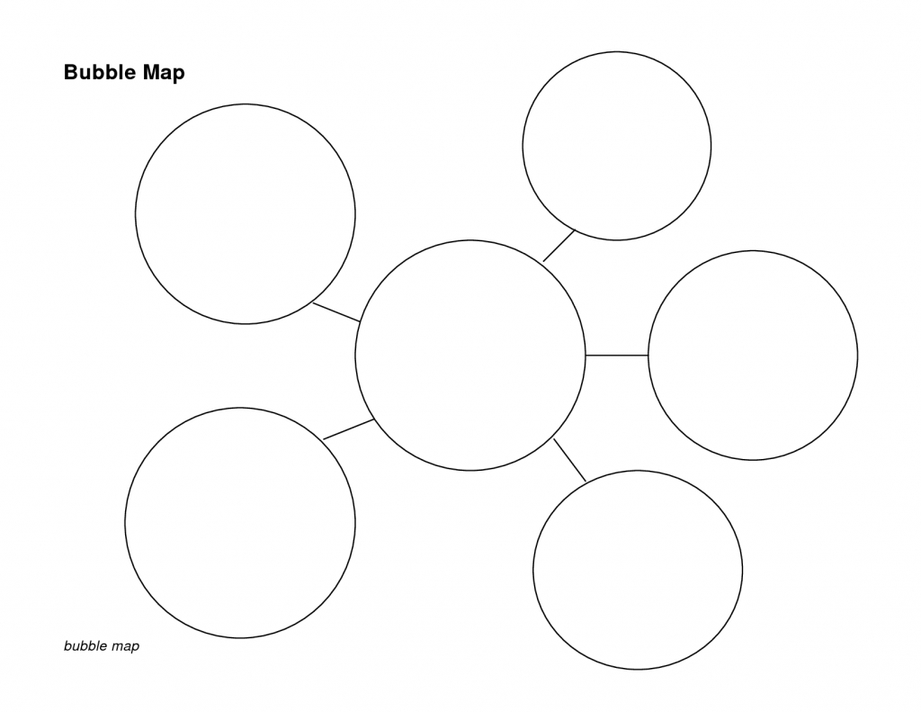 Bubble Map Printable Printable Maps