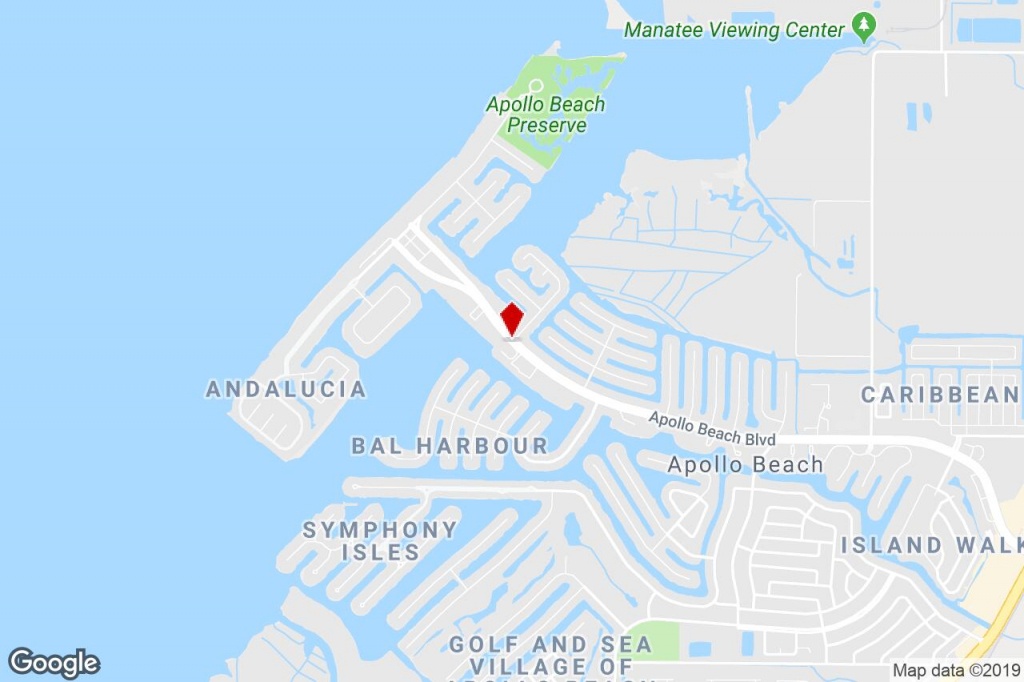 1102 Apollo Beach Blvd, Apollo Beach, Fl, 33572 - Single-Unit (Sfr - Map Of Florida Showing Apollo Beach