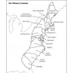 13 Colonies Map Printable Tim S Printables   Outline Map 13 Colonies Printable