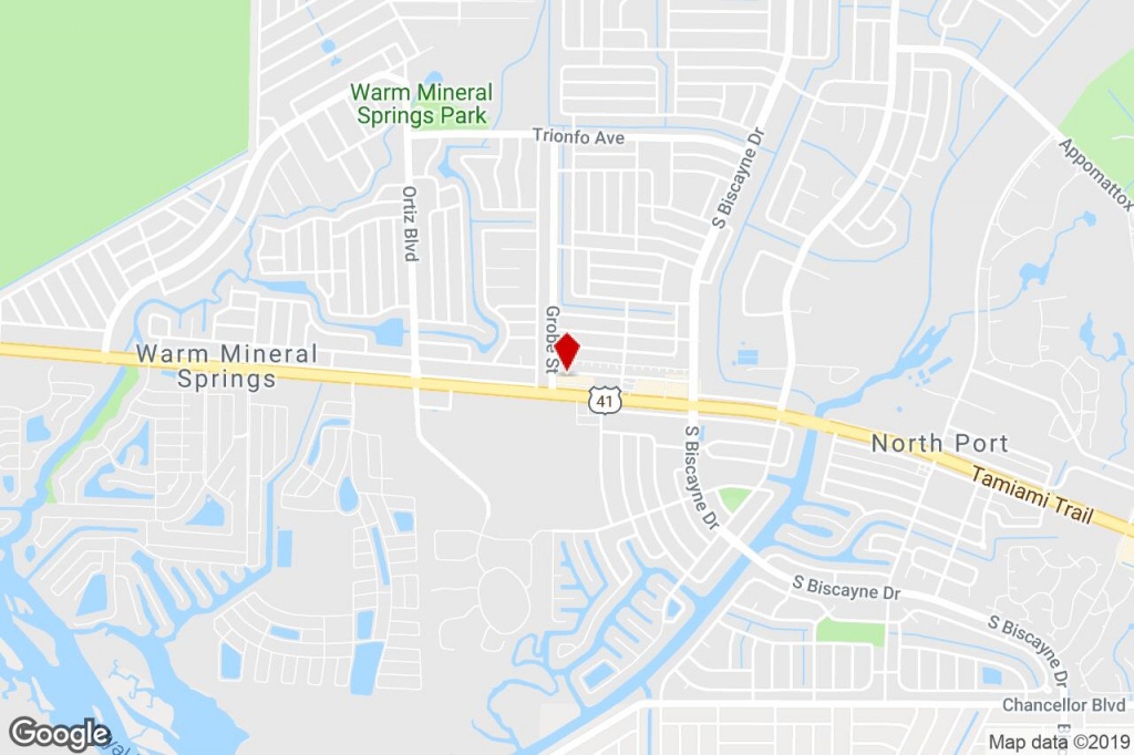 13035 S Tamiami Trl, North Port, Fl, 34287 - Storefront Property For - North Port Florida Map