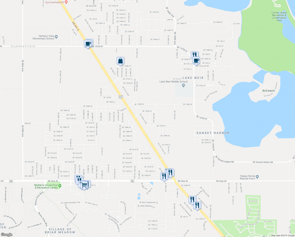 15681 Southeast 96Th Avenue, Summerfield Fl - Walk Score - Summerfield Florida Map