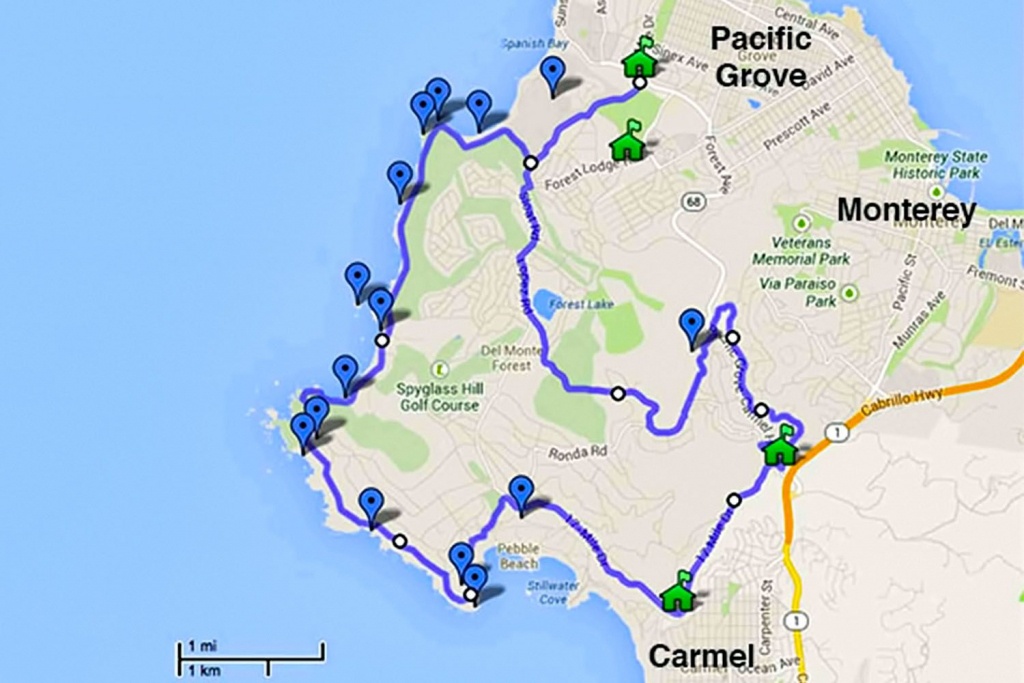 17-Mile Drive - Must-Do Stops And Proven Tips - 17 Mile Drive California Map