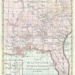 1780 Bonne And Raynal Map Of Florida, Louisiana, And The Carolinas   Florida Louisiana Map