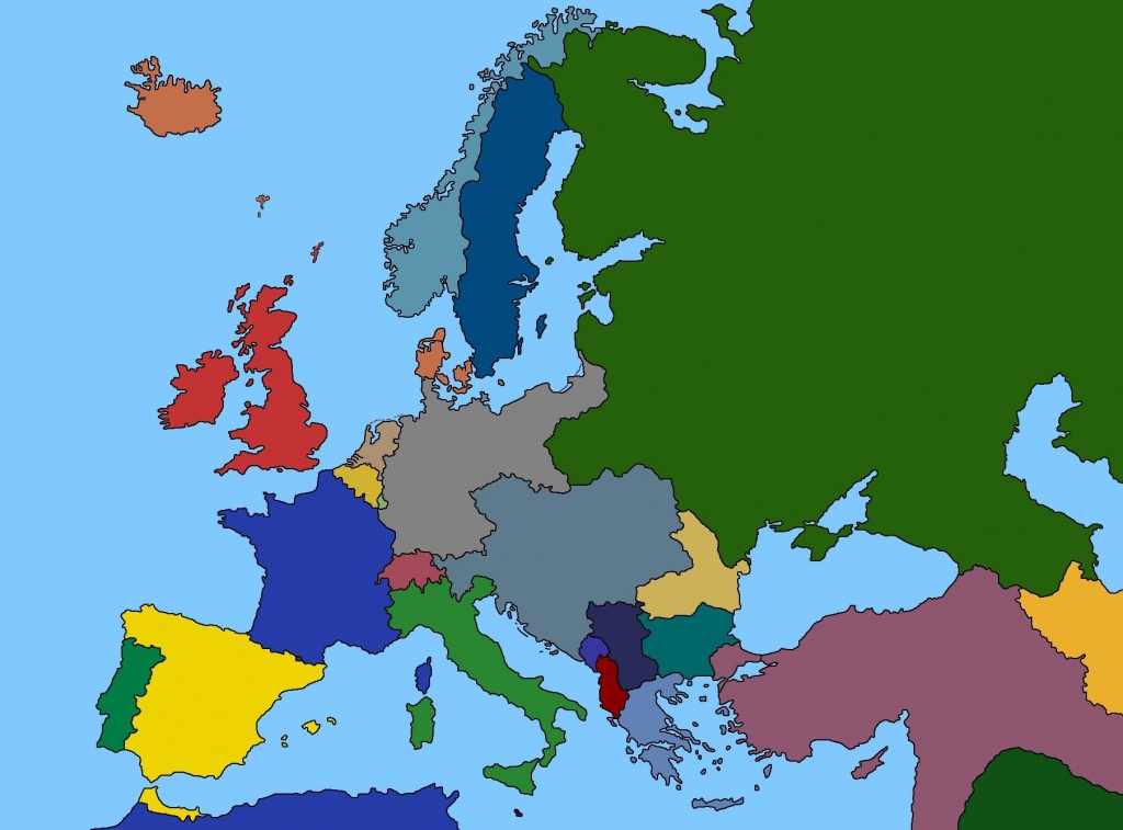 1914 Map Of Europe | D1Softball - Blank Map Of Europe 1914 Printable