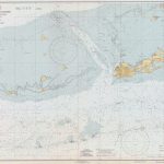 1940 Nautical Map Of Key West Harbor Florida | Etsy   Water Depth Map Florida