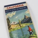 1950S California Road Map Book From Chevron Gas And Rpm Motor Oil   California Road Map Book