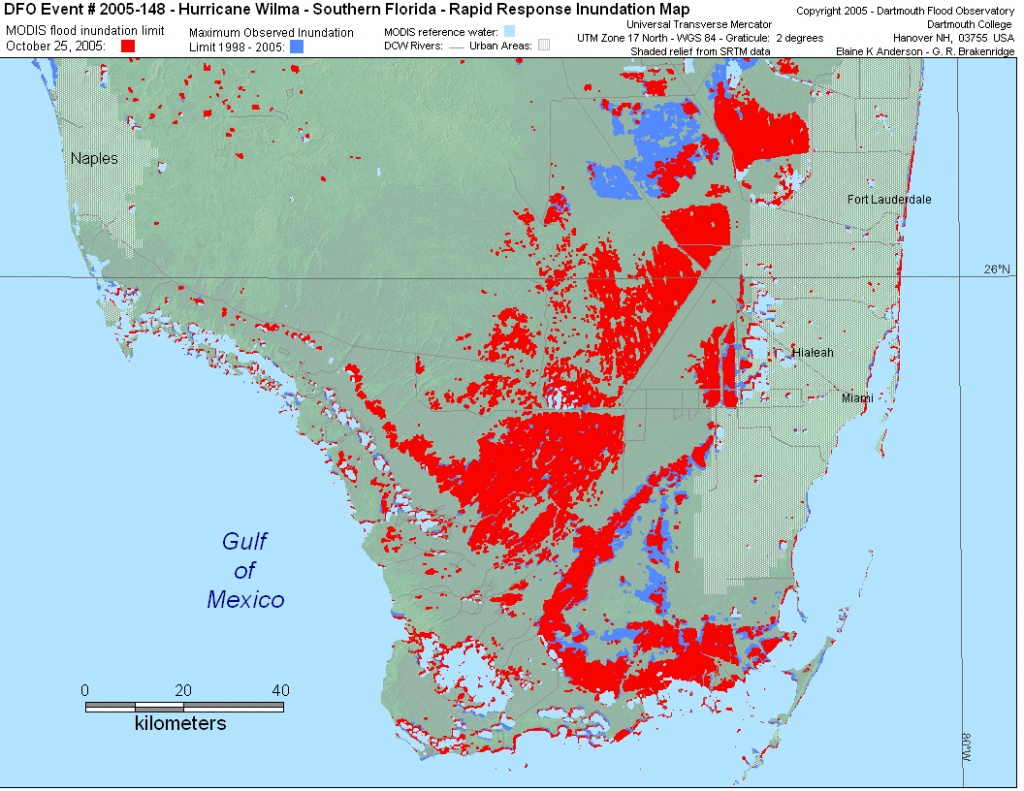 2005 Flood Archive - Naples Florida Flood Map