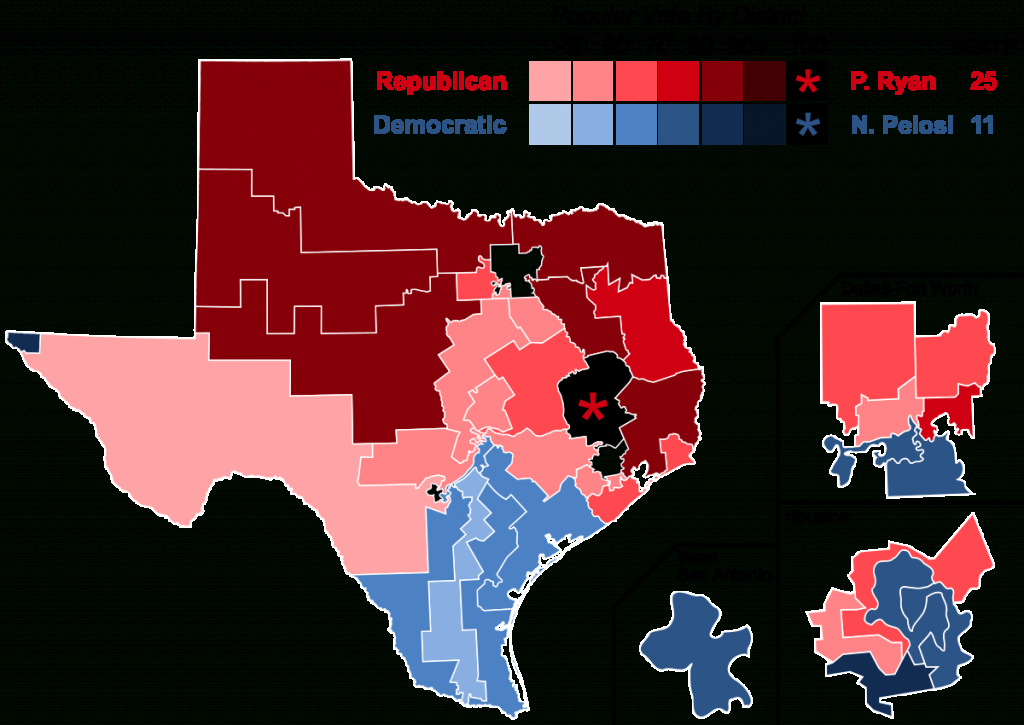 2016 United States House Of Representatives Elections In Texas - Texas District 25 Map