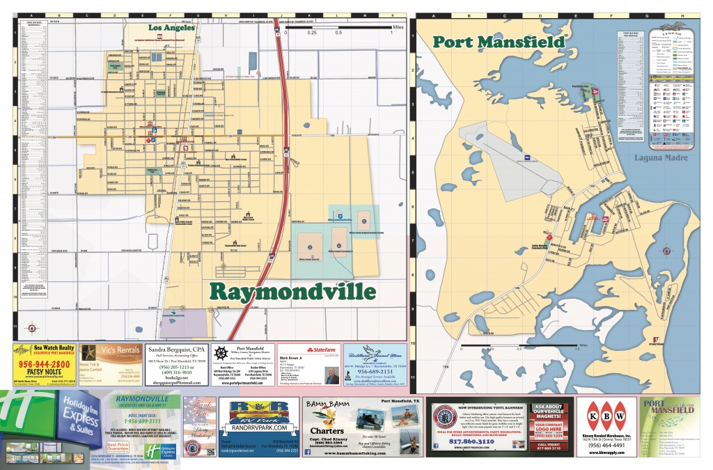 2018 Edition Map Of Willacy County, Tx Pages 1 - 2 - Text Version - Yahoo Map Texas