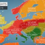 2018 Europe Summer Forecast: Intense Heat To Seize France To Germany   Southern California Heat Map