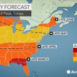 2018 Spring Allergy Forecast: Pollen Levels To Soar Early In The   Allergy Map Texas