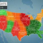 2018 Us Summer Forecast: Early Tropical Threat May Eye South; Severe   Weather Heat Map California