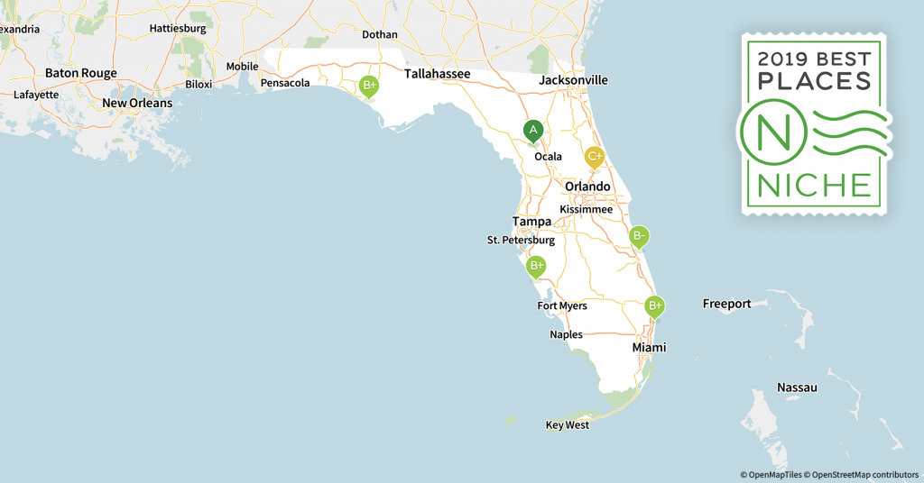 2019 Best Places To Retire In Florida - Niche - Florida Gulf Coast Towns Map