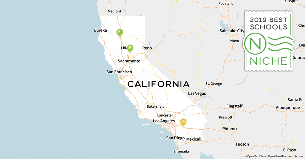 2019 Best School Districts In California - Niche - California School District Rankings Map