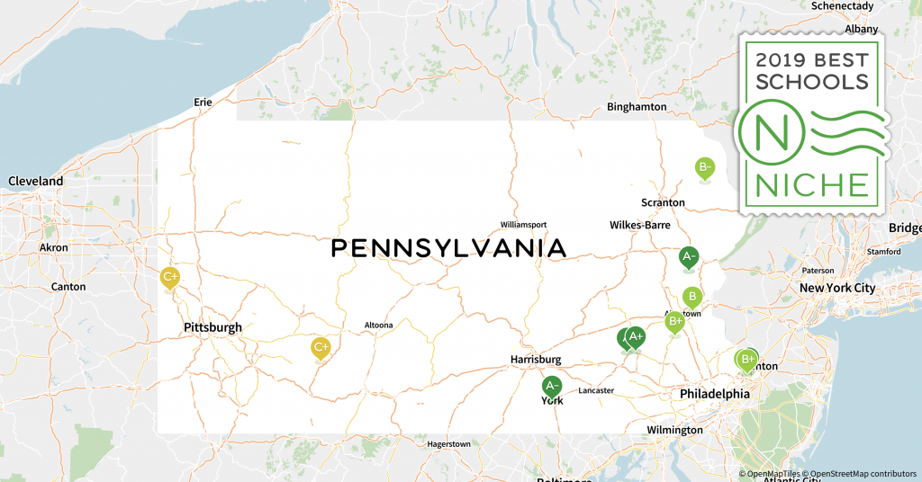 2019 Best School Districts In Pennsylvania - Niche - California School District Rankings Map