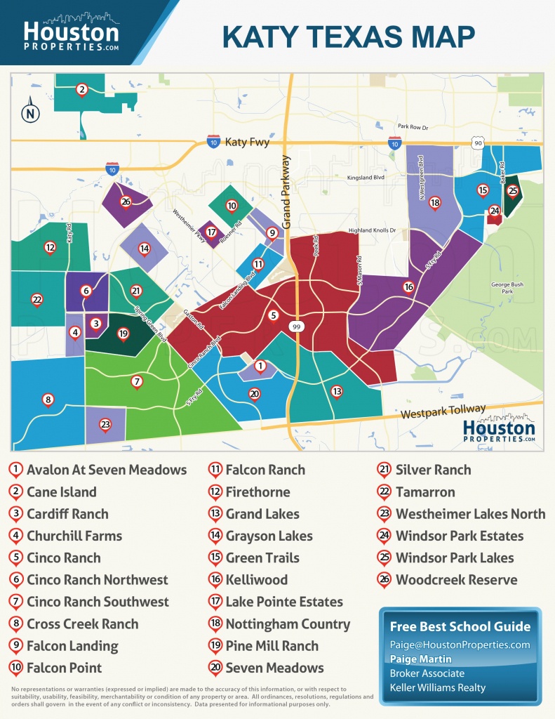 2019 Update: Guide To Katy Neighborhood, Real Estate &amp;amp; Homes For Sale - Katy Texas Map