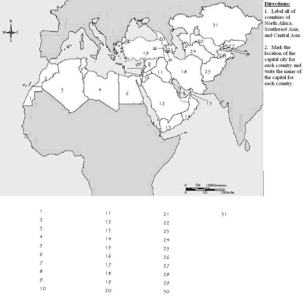 27 Africa Map Quiz Game Stock | Cfpafirephoto - Africa Map Quiz Printable