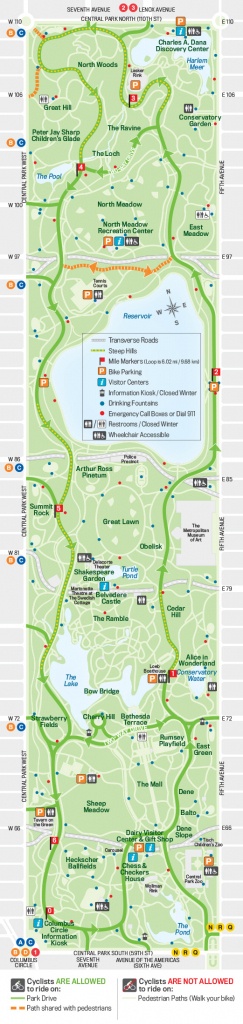 27 Things To Do In Central Park | Free Toursfoot - Printable Map Of Central Park Nyc