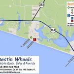 30A & Destin Beach Access   Destin Wheels Rentals In Destin, Fl   Where Is Destin Beach Florida On The Map