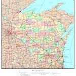 31 Described Detailed Map Of Wisconsin   Wisconsin Road Map Printable