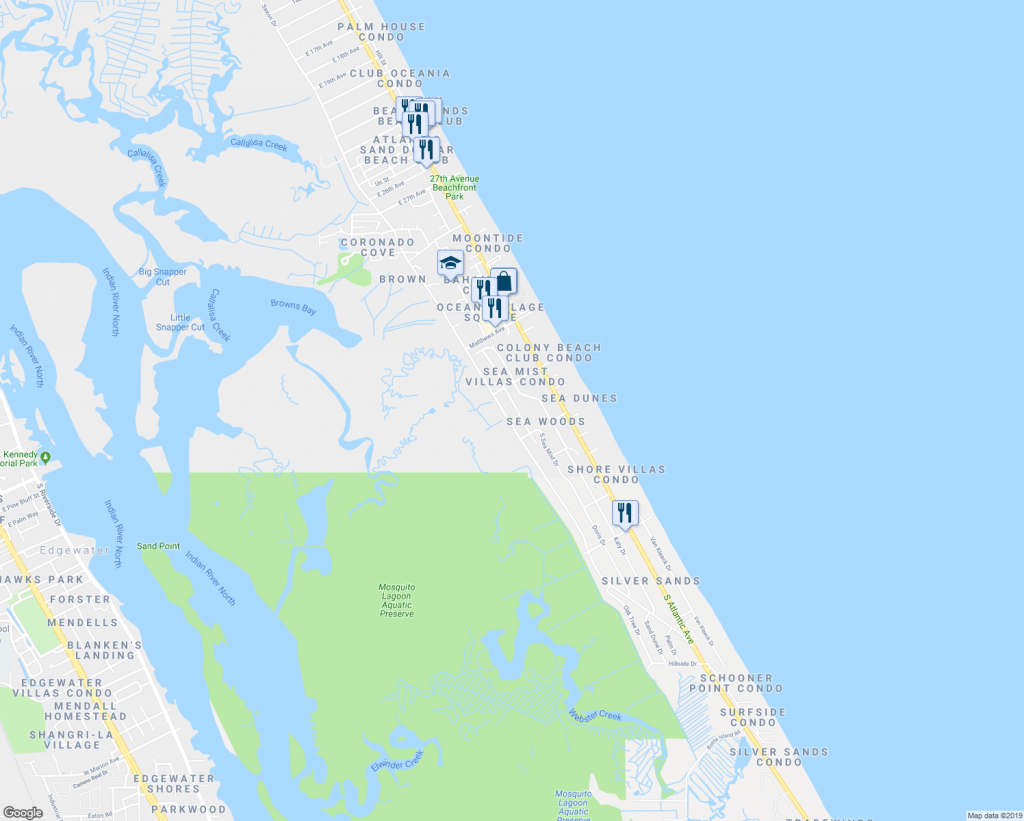 4316 Gull Cove, New Smyrna Beach Fl - Walk Score - New Smyrna Beach Florida Map