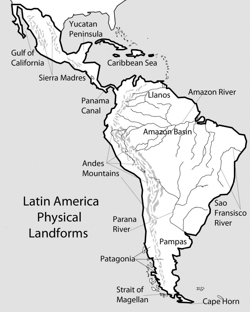 51 Full Latin America Map Study - Latin America Map Quiz Printable