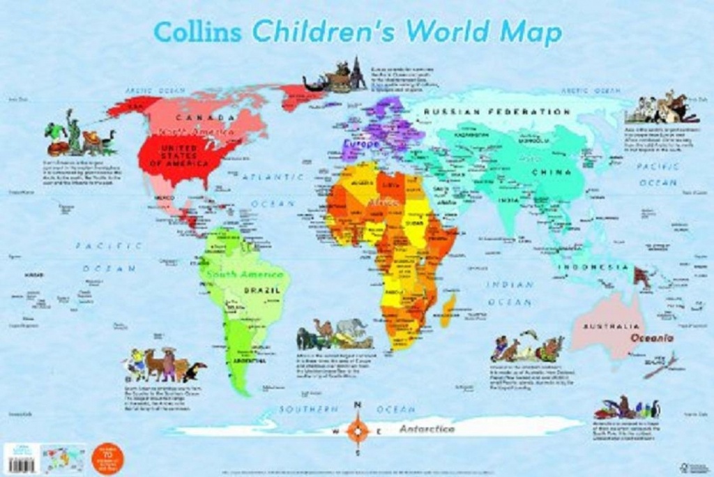 61K B4Hqlil Children S Map Of The World 2 - World Wide Maps - Printable Children&amp;#039;s Map Of The United States