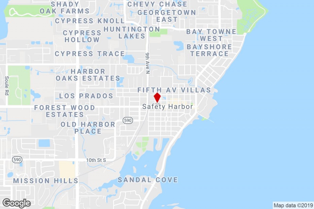 737 Main St, Safety Harbor, Fl, 34695 - Storefront Retail/office - Safety Harbor Florida Map