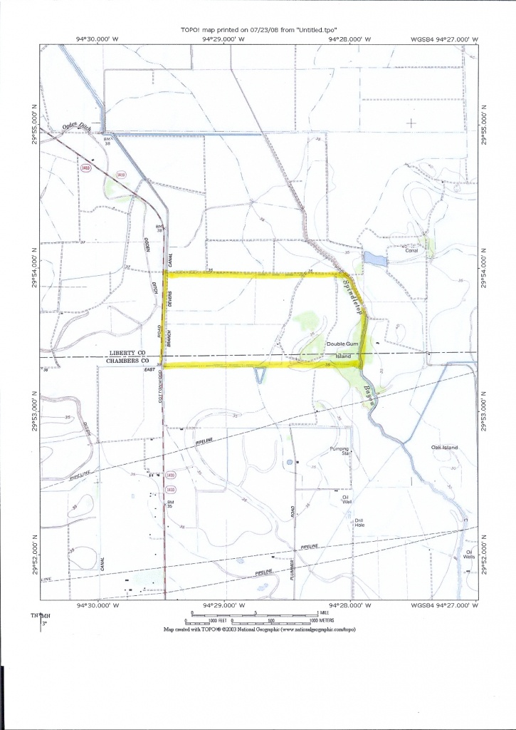 740 Acres In Liberty County, Texas - Winnie Texas Map