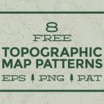 8 Free Seamless Vector Topographic Map Patterns   Free Printable Topographic Maps
