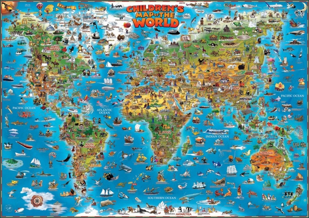 81V0Puzjufl Children S Map Of The World 3 - World Wide Maps - Children&amp;#039;s Map Of The World Printable