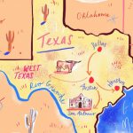 A Comprehensive Guide To Road Tripping Through Texas   Eater   Texas Bbq Trail Map