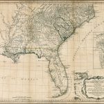 A General Map Of The Southern British Colonies In America   Old Florida Maps For Sale