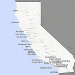 A Guide To California's Coast   California Beach Cities Map