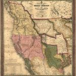 A New Map Of Texas, Oregon And California.   Copy 1 | Library Of   Oregon California Map