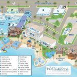 A Property Map Of The Postcard Inn Holiday Isle Resort & Marina That   Map Of Florida Keys Resorts
