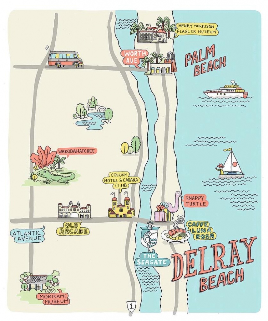A Sunny Escape: 3 Perfect Days In Delray Beach, Florida | Other - Del Ray Florida Map