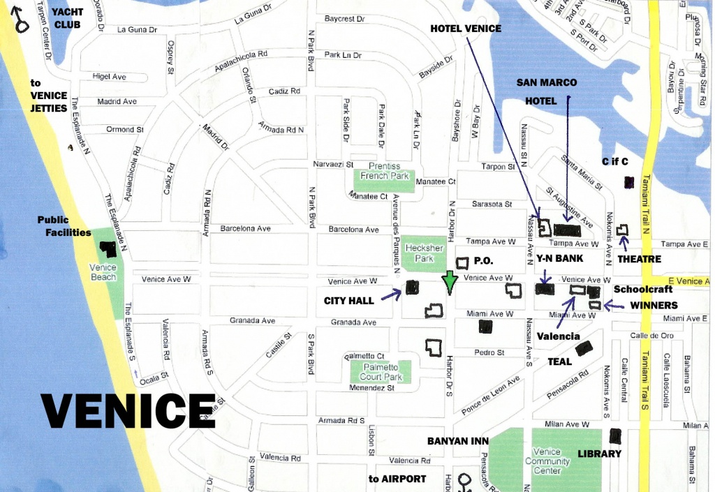 A Tour Of Venice Florida - Map Of South Venice Florida