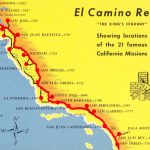 A Trail Map Of Some Of The Amazing Spanish Missions Across   California Missions Map For Kids