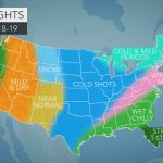 Accuweather's Us Winter Forecast For 2018 2019 Season   Florida Weather Forecast Map