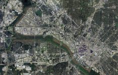 Aerial Map Of Texas