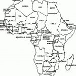 Africa Black And White Map | Sitedesignco   Map Of Africa Printable Black And White