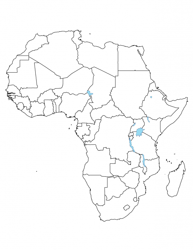 Printable Political Map Of Africa - Printable Maps