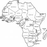 Africa Map With Countries Black And White | Campinglifestyle   Map Of Africa Printable Black And White
