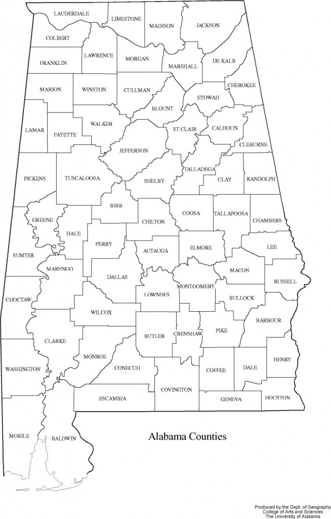 Alabama Outline Maps And Map Links - Alabama State Map Printable