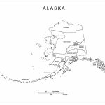 Alaska Labeled Map   Alaska State Map Printable