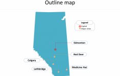 Printable Red Deer Map