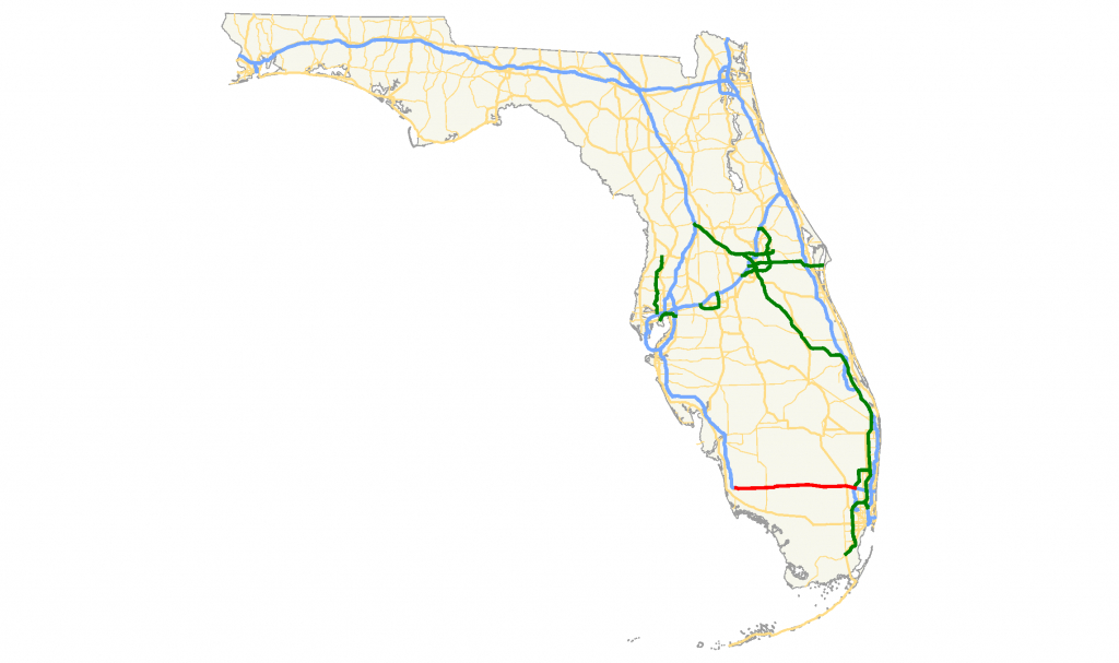 Alligator Alley Florida Map | Florida Map 2018 - Alligators In Florida Map